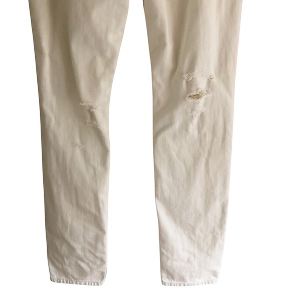 A.P.C. Petit New Standard Mens Distressed White Button Fly Jeans 34 - Picture 11 of 12